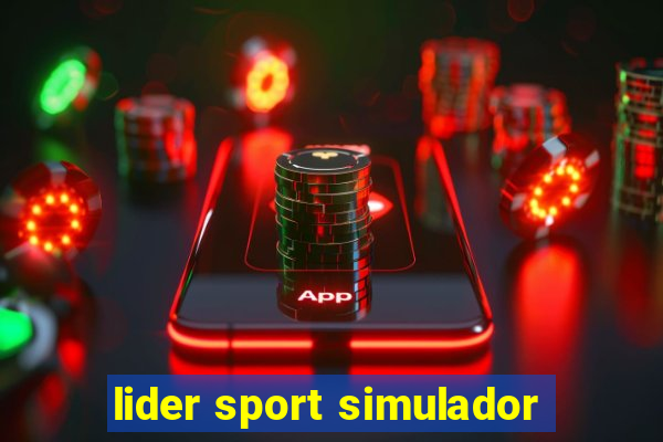 lider sport simulador